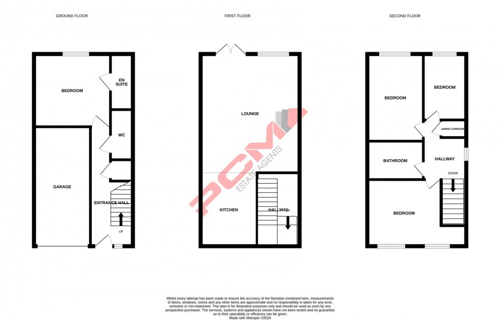 Floorplan for Wartling Gardens, St. Leonards-On-Sea