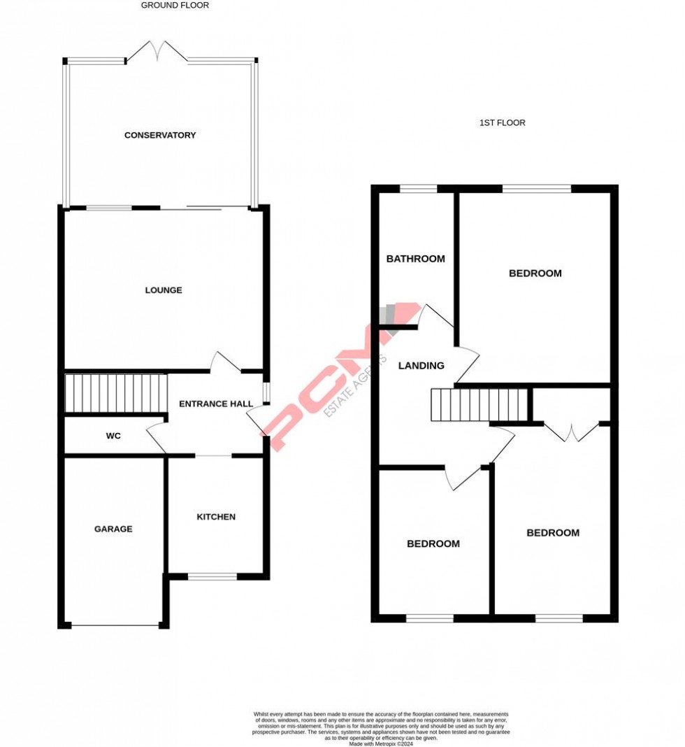 Floorplan for Towerscroft Avenue, St. Leonards-On-Sea