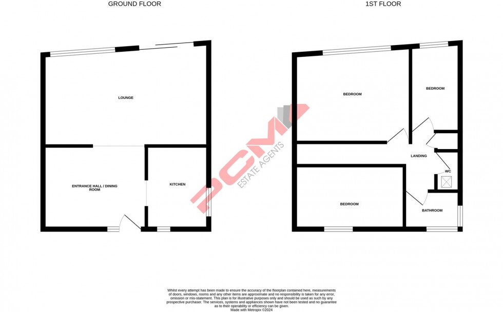 Floorplan for Denmark Place, Hastings