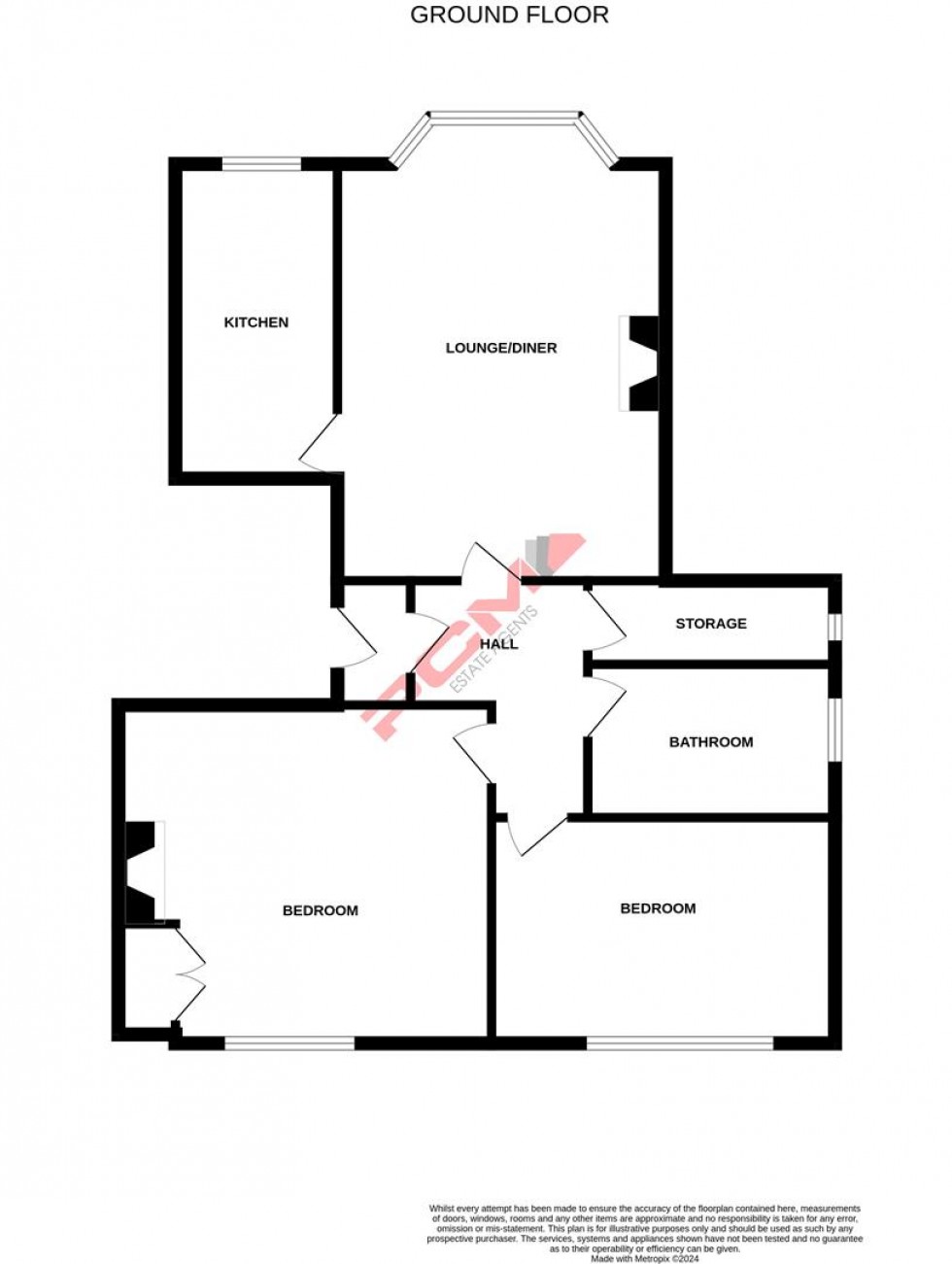 Floorplan for Linton Road, Hastings