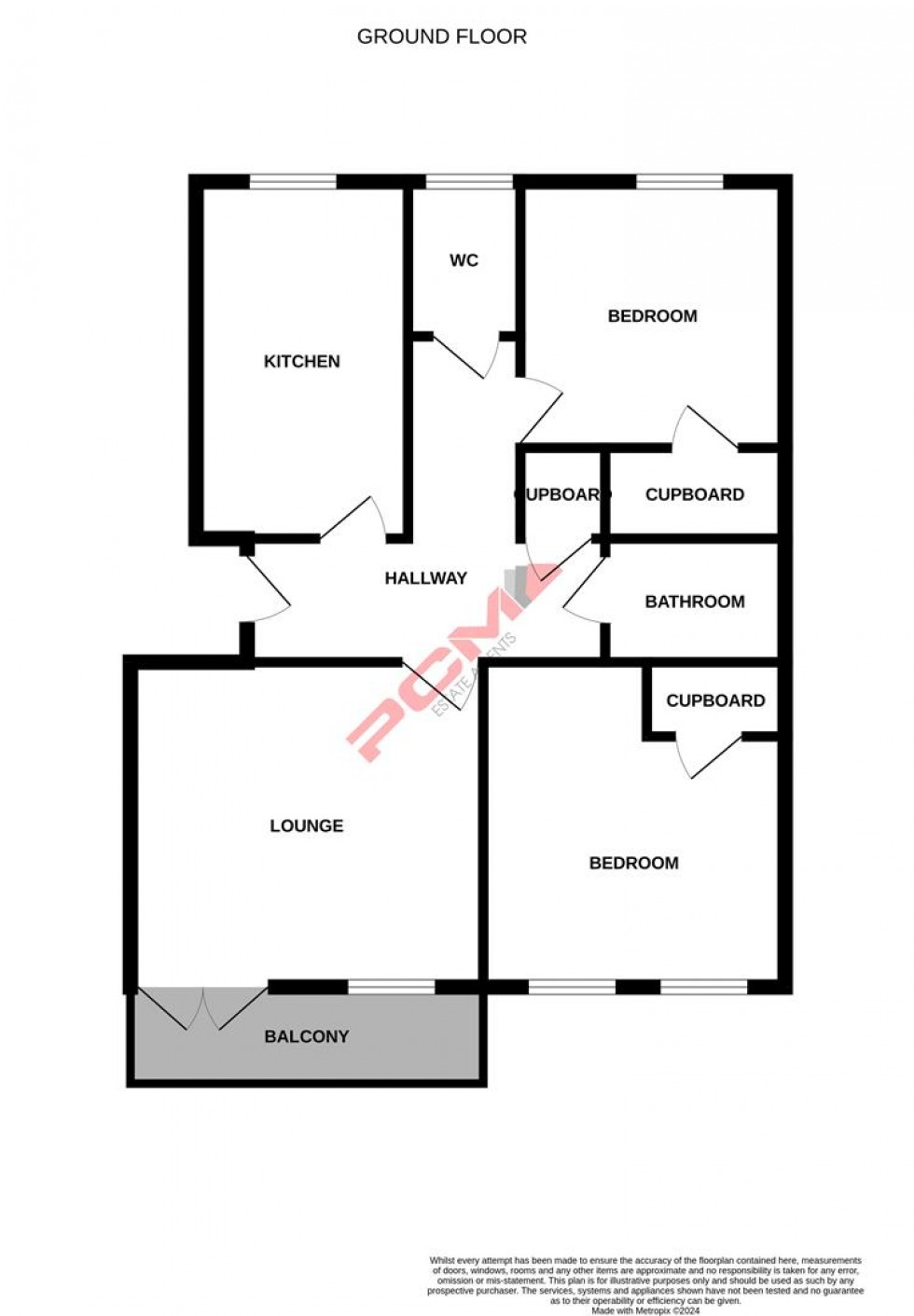 Floorplan for Robertson Terrace, Hastings