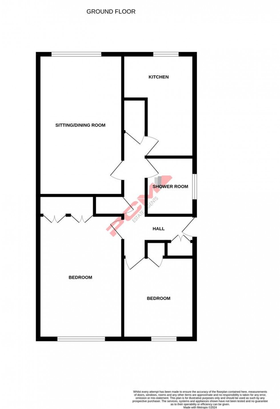 Floorplan for Upper Maze Hill, St. Leonards-On-Sea