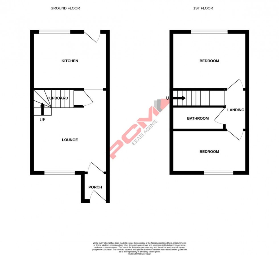 Floorplan for Becket Close, Hastings