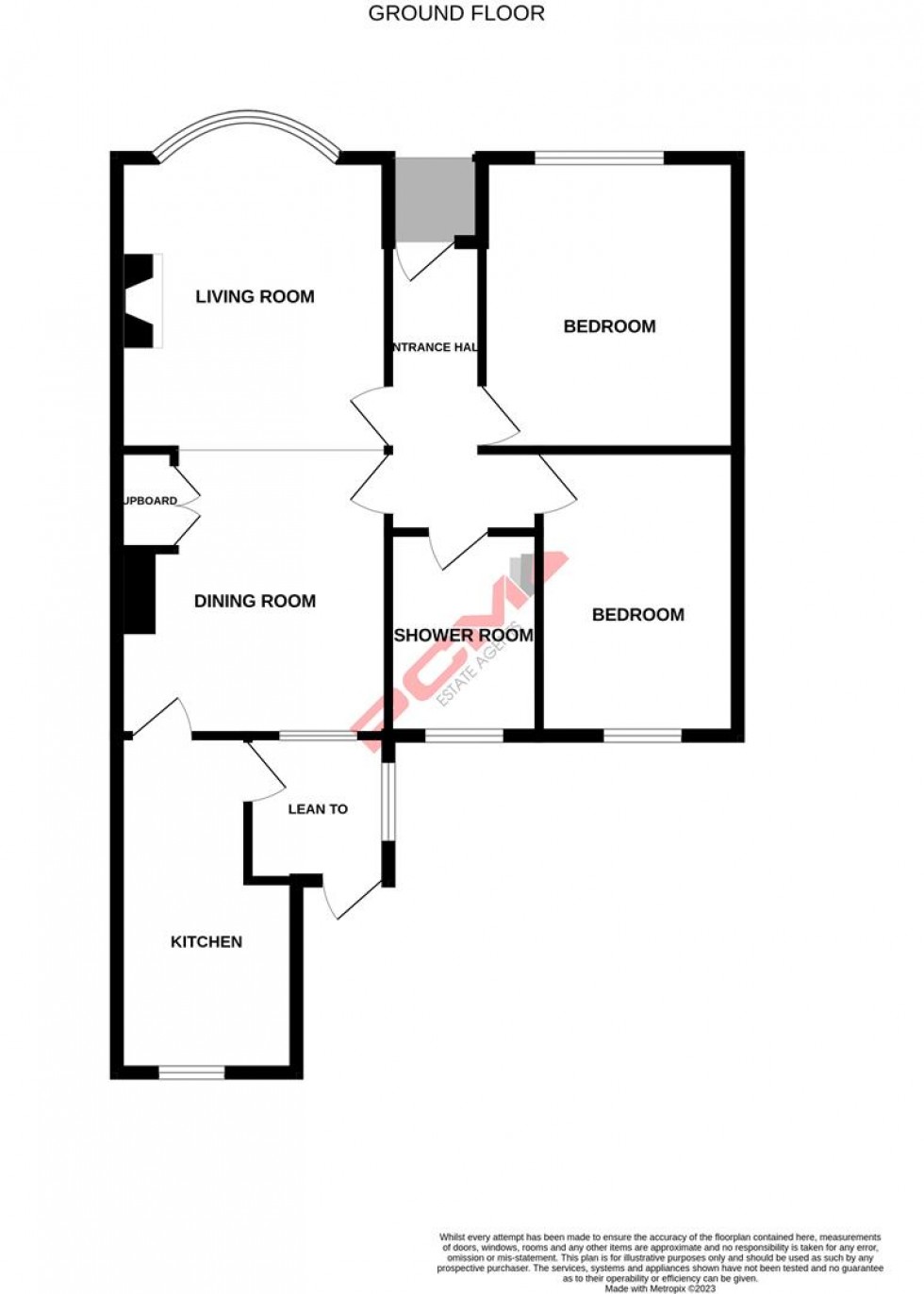 Floorplan for Ashbrook Road, St. Leonards-On-Sea