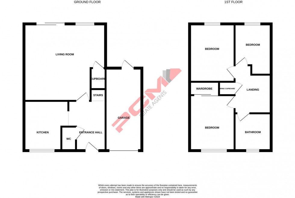 Floorplan for Bunting Close, St. Leonards-On-Sea