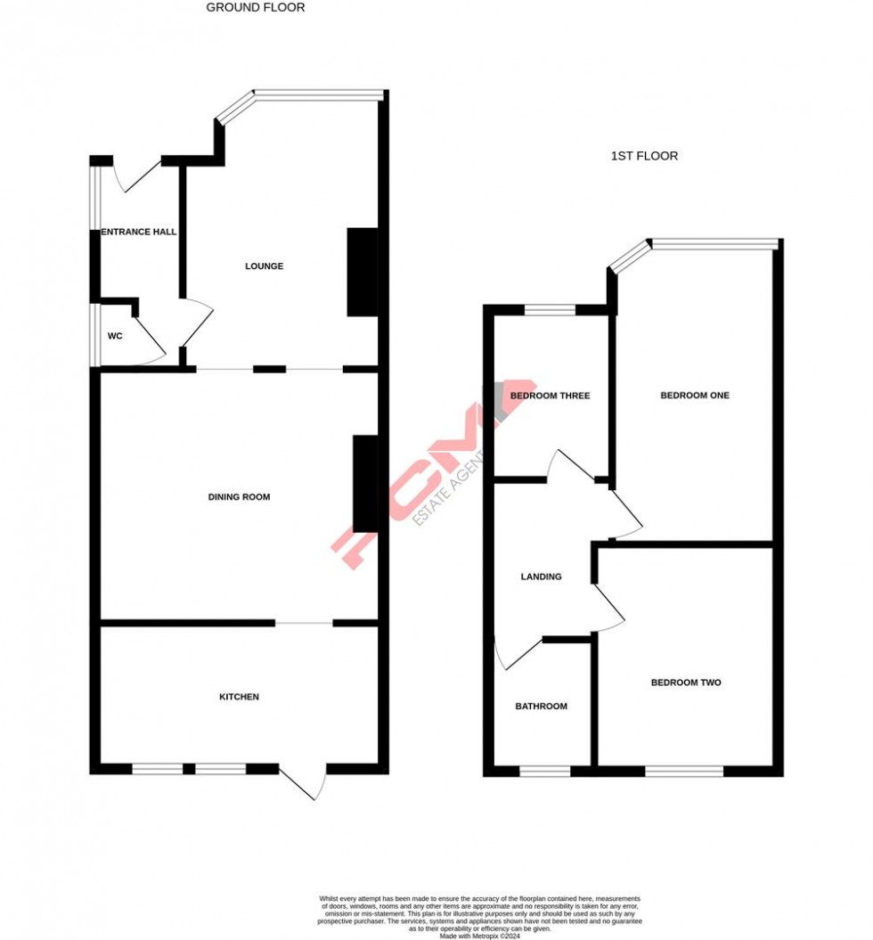 Floorplan for Parker Road, Hastings