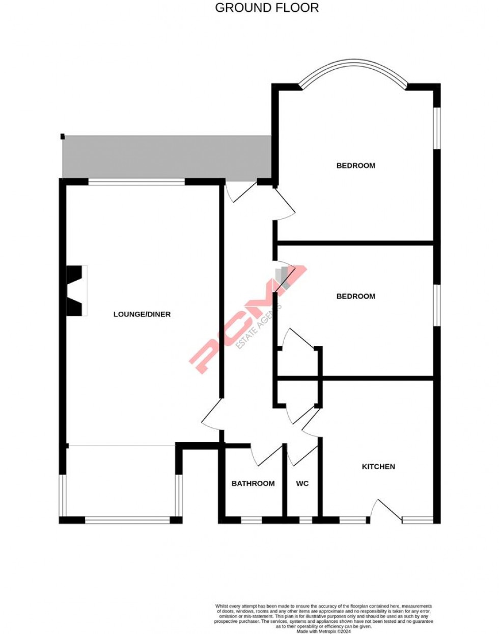 Floorplan for Mill Lane, Hastings