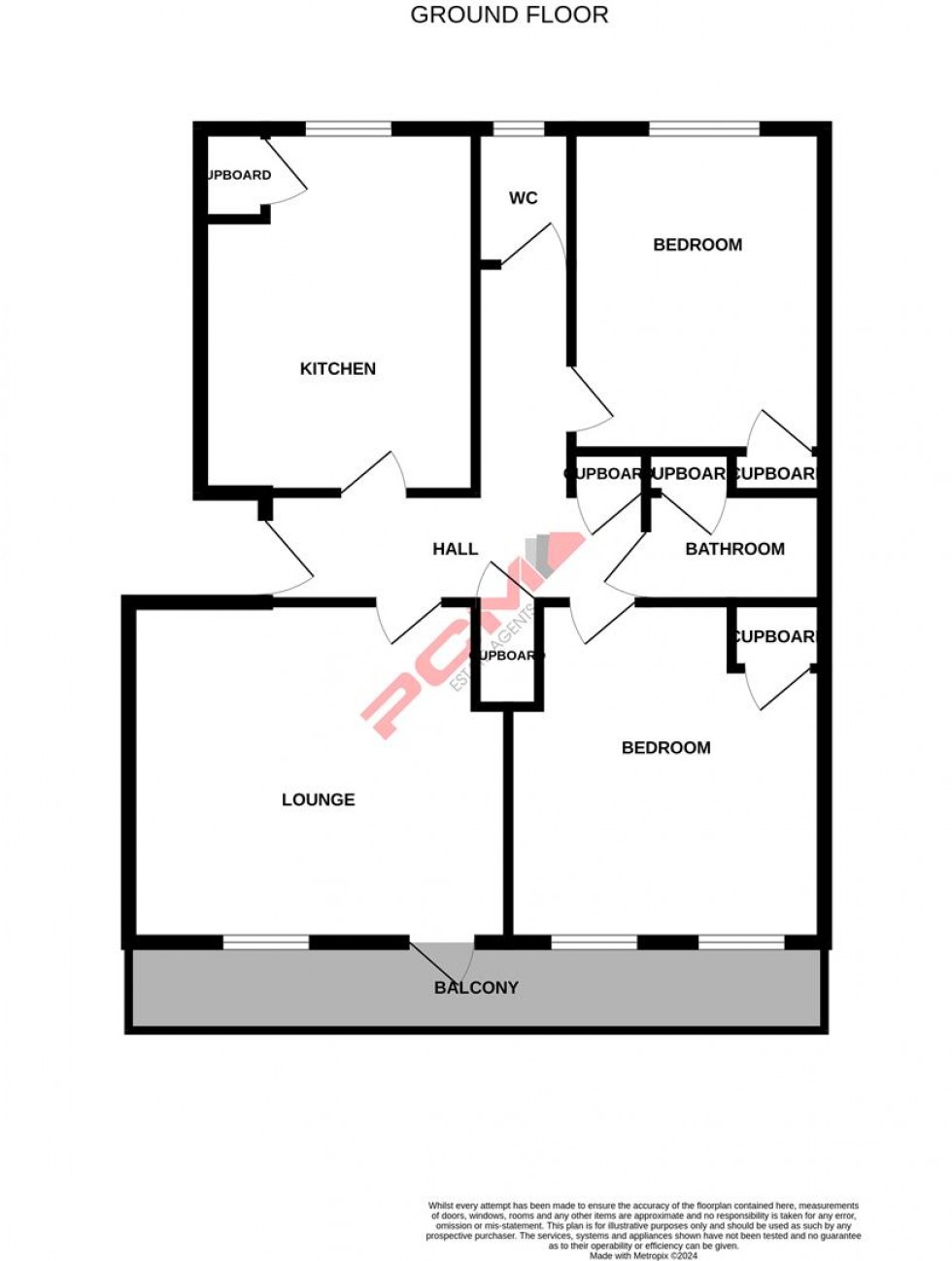 Floorplan for Robertson Terrace, Hastings