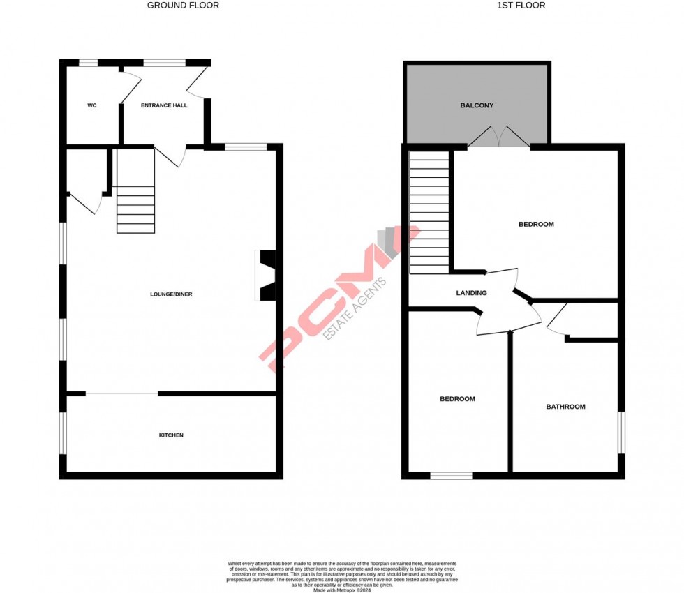 Floorplan for Stonestile Lane, Hastings