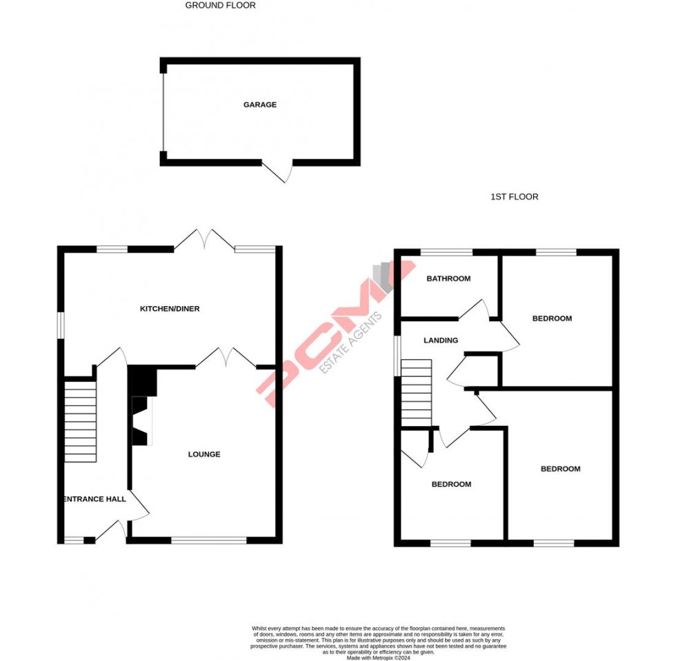 Floorplan for Sheerwater Crescent, Hastings