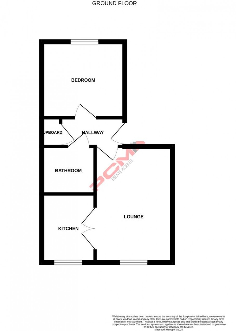 Floorplan for Gensing Road, St. Leonards-On-Sea