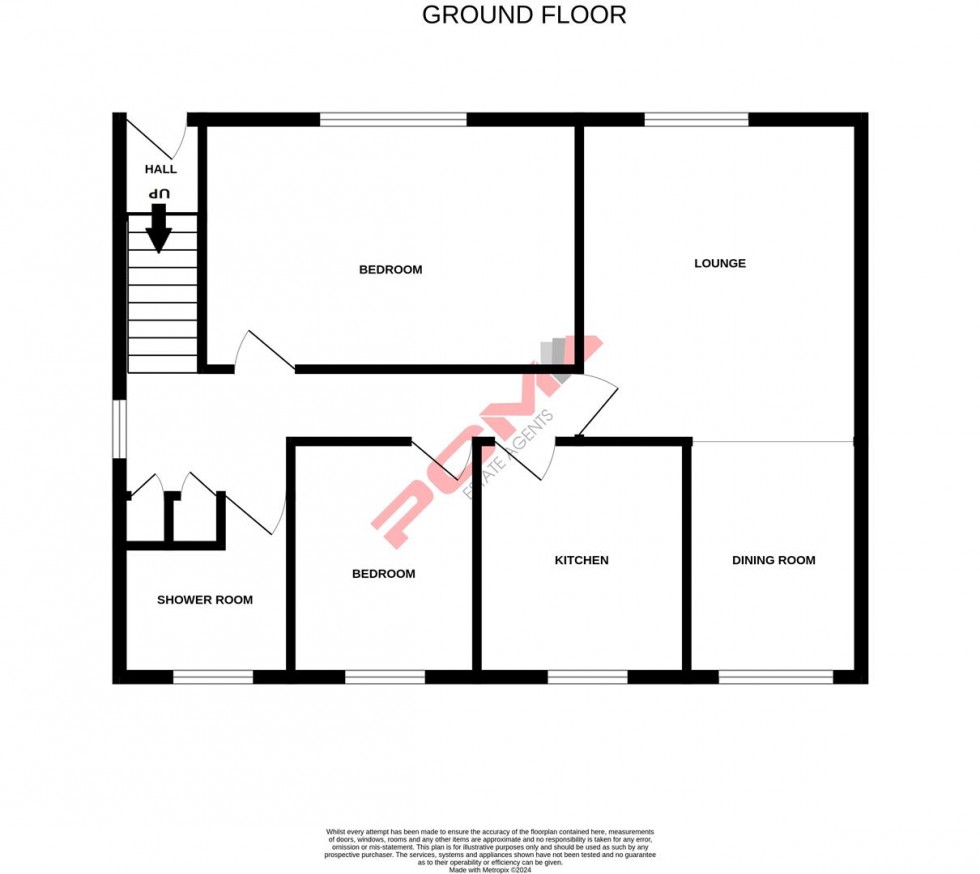 Floorplan for Hollington Court, St. Leonards-On-Sea