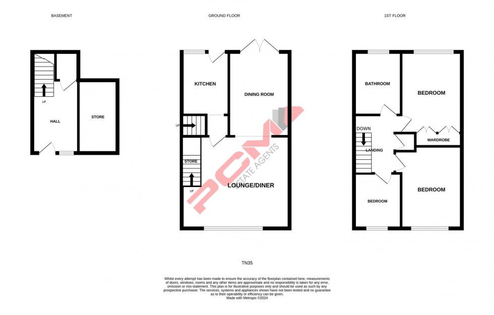 Floorplan for View Bank, Hastings