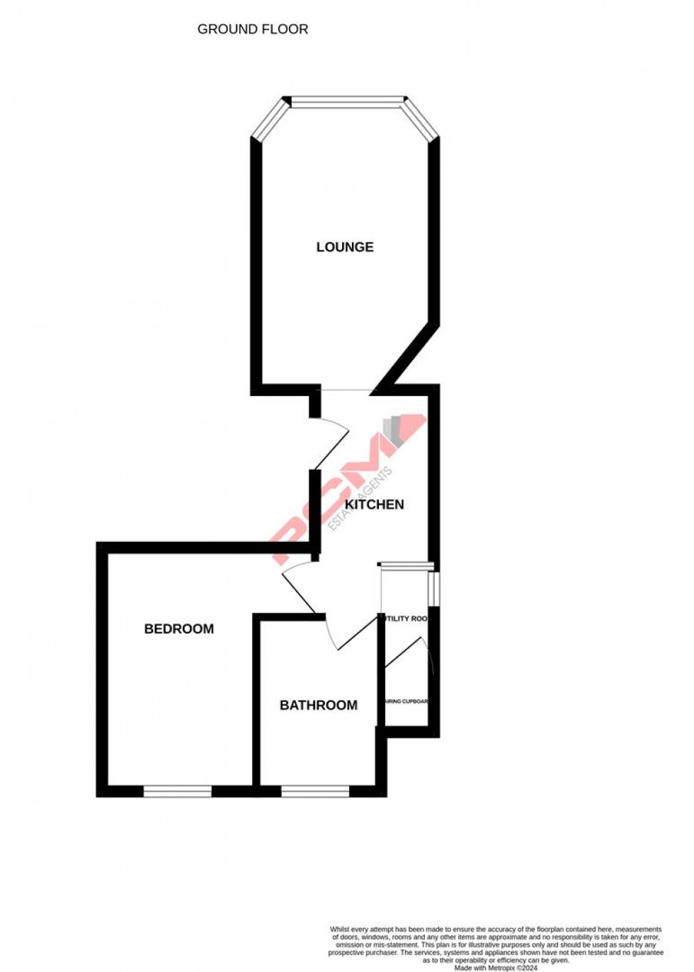 Floorplan for Castle Gardens, Hastings