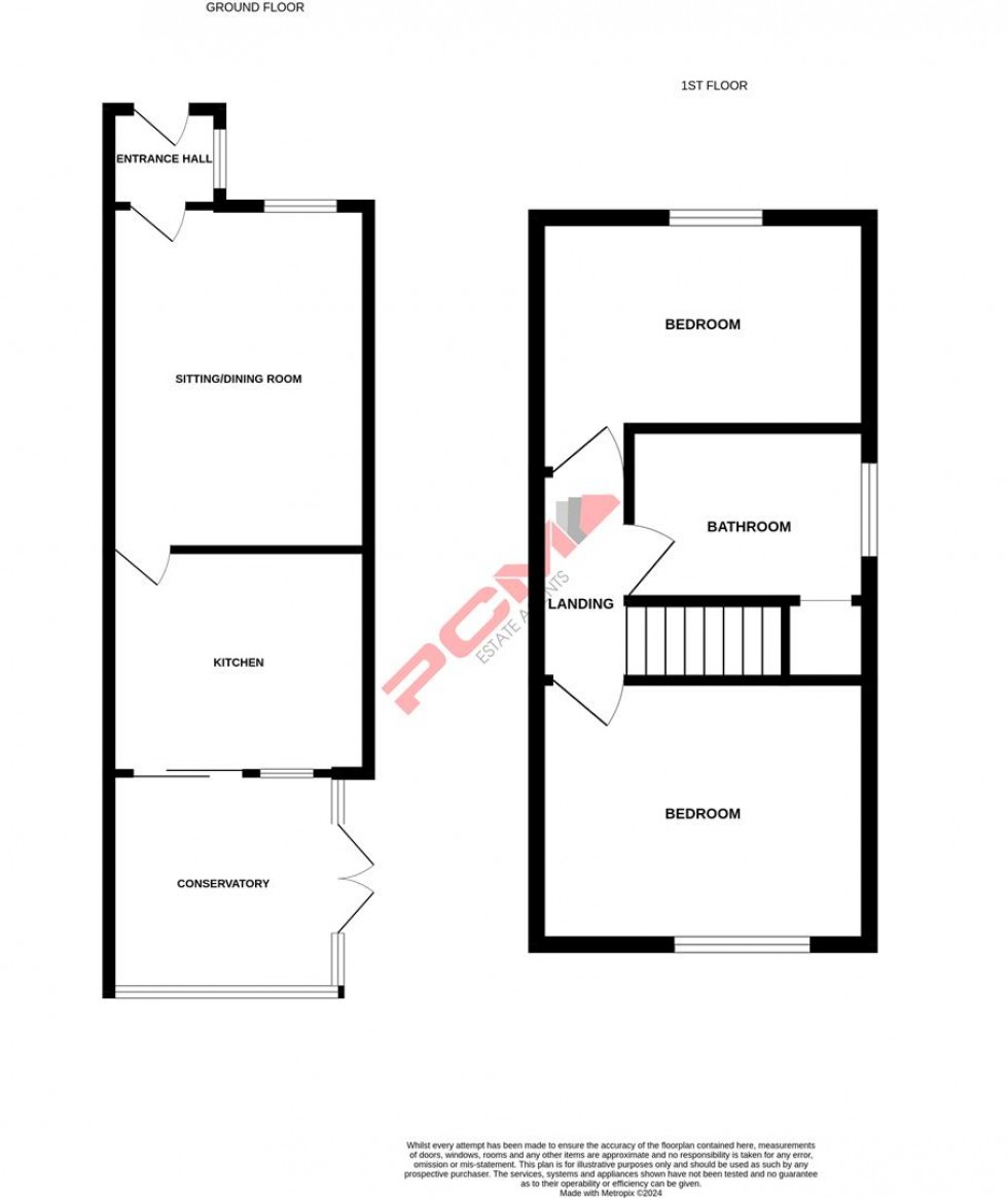 Floorplan for Fairfield Road, St Leonards-on-sea