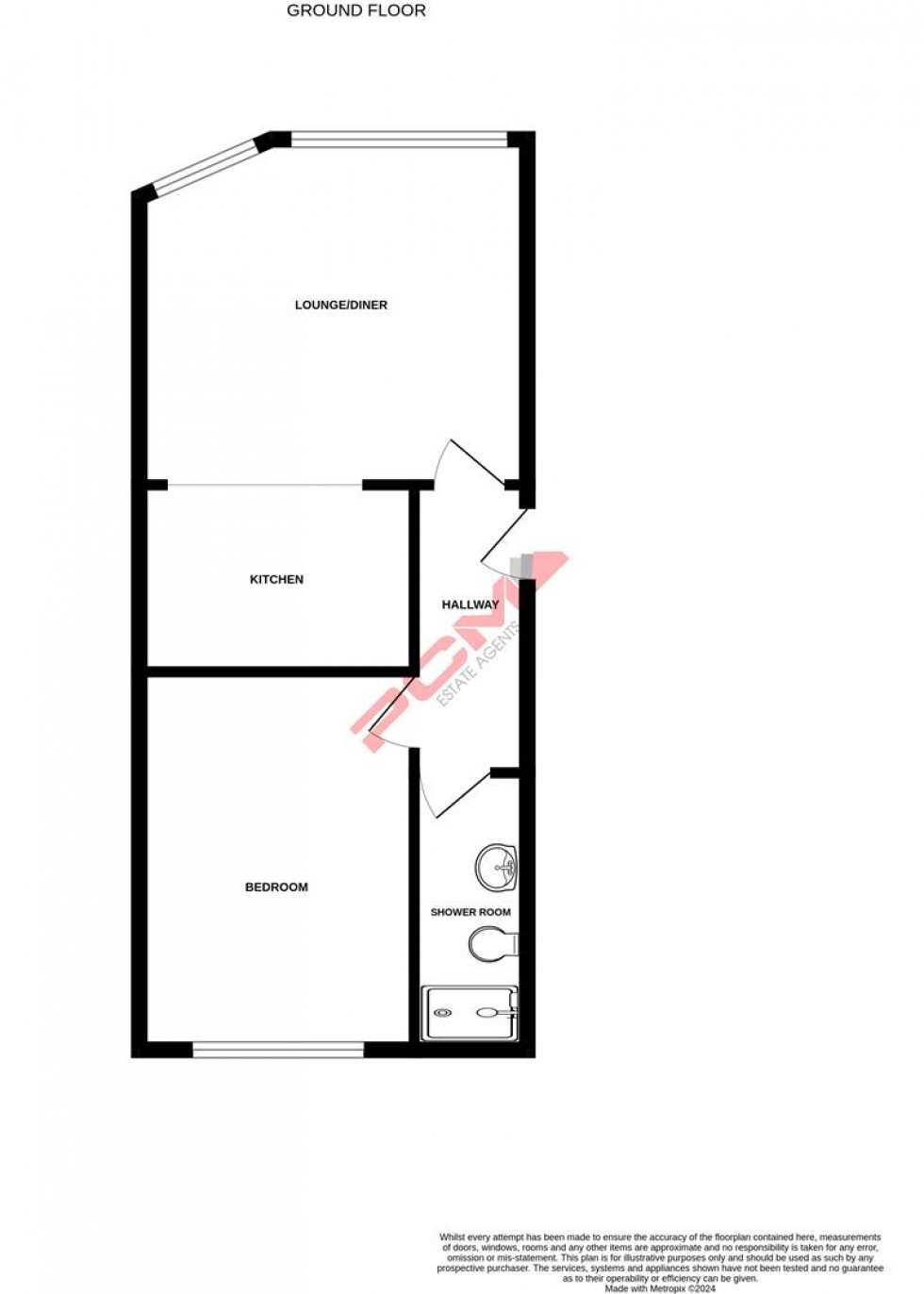 Floorplan for Boscobel Road, St. Leonards-On-Sea