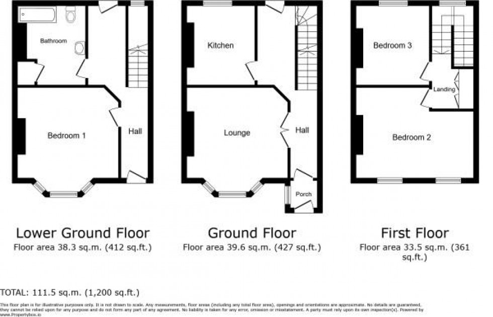 Floorplan for Emmanuel Road, Hastings