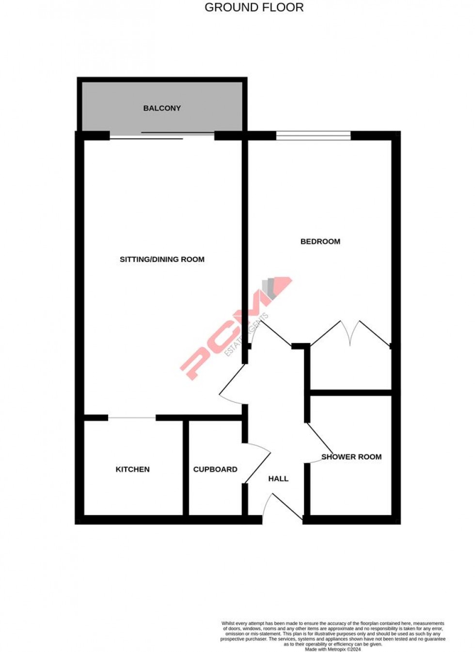 Floorplan for St. Helens Crescent, Hastings