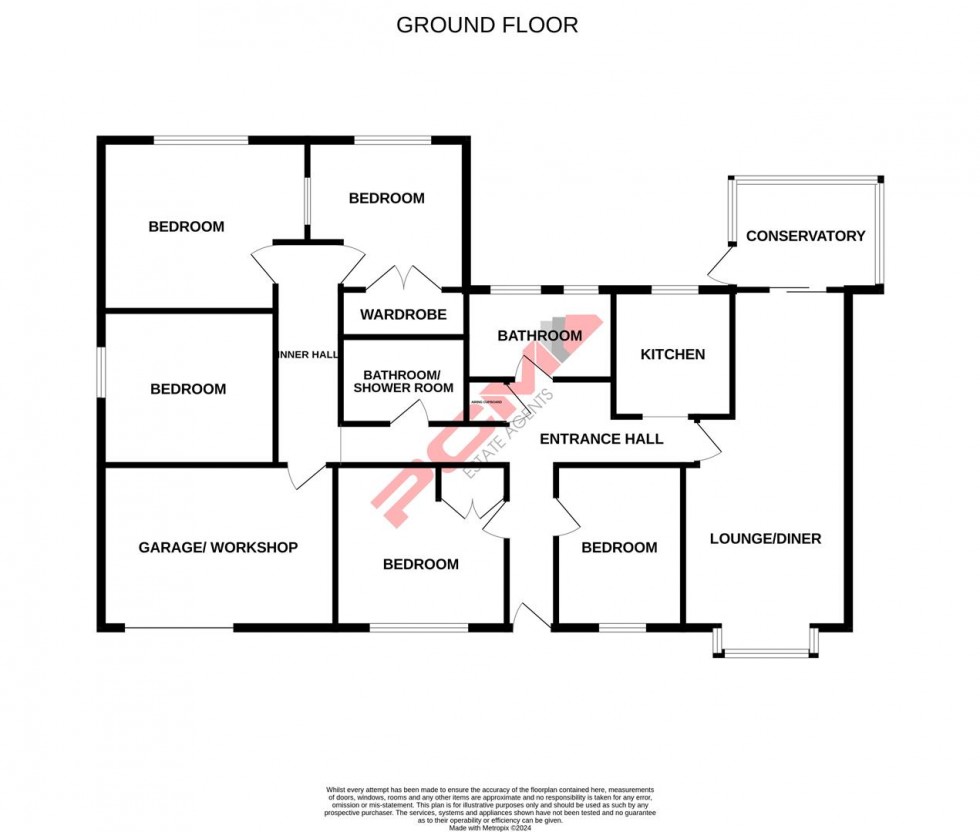 Floorplan for Maplehurst Close, St. Leonards-On-Sea