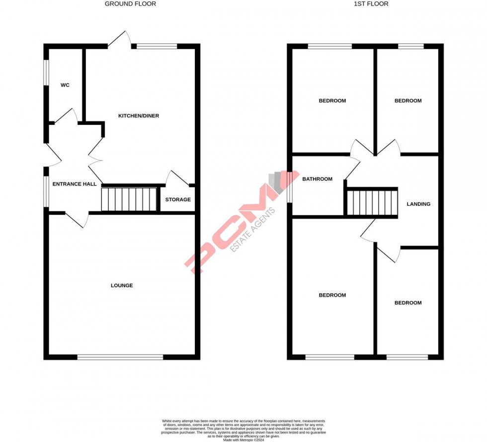 Floorplan for The Woodlands, Hastings