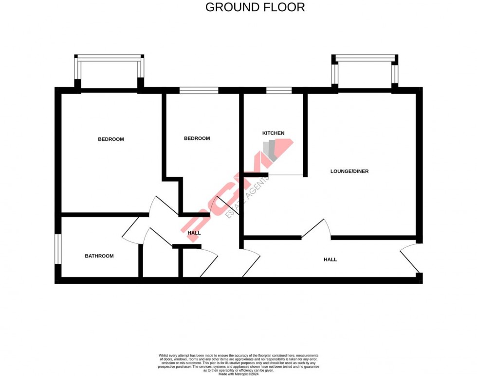 Floorplan for Pinders Road, Hastings