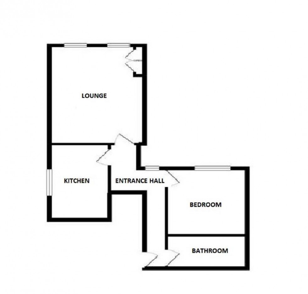 Floorplan for De Cham Road, St. Leonards-On-Sea