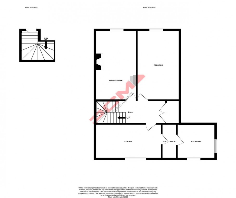 Floorplan for Linton Road, Hastings