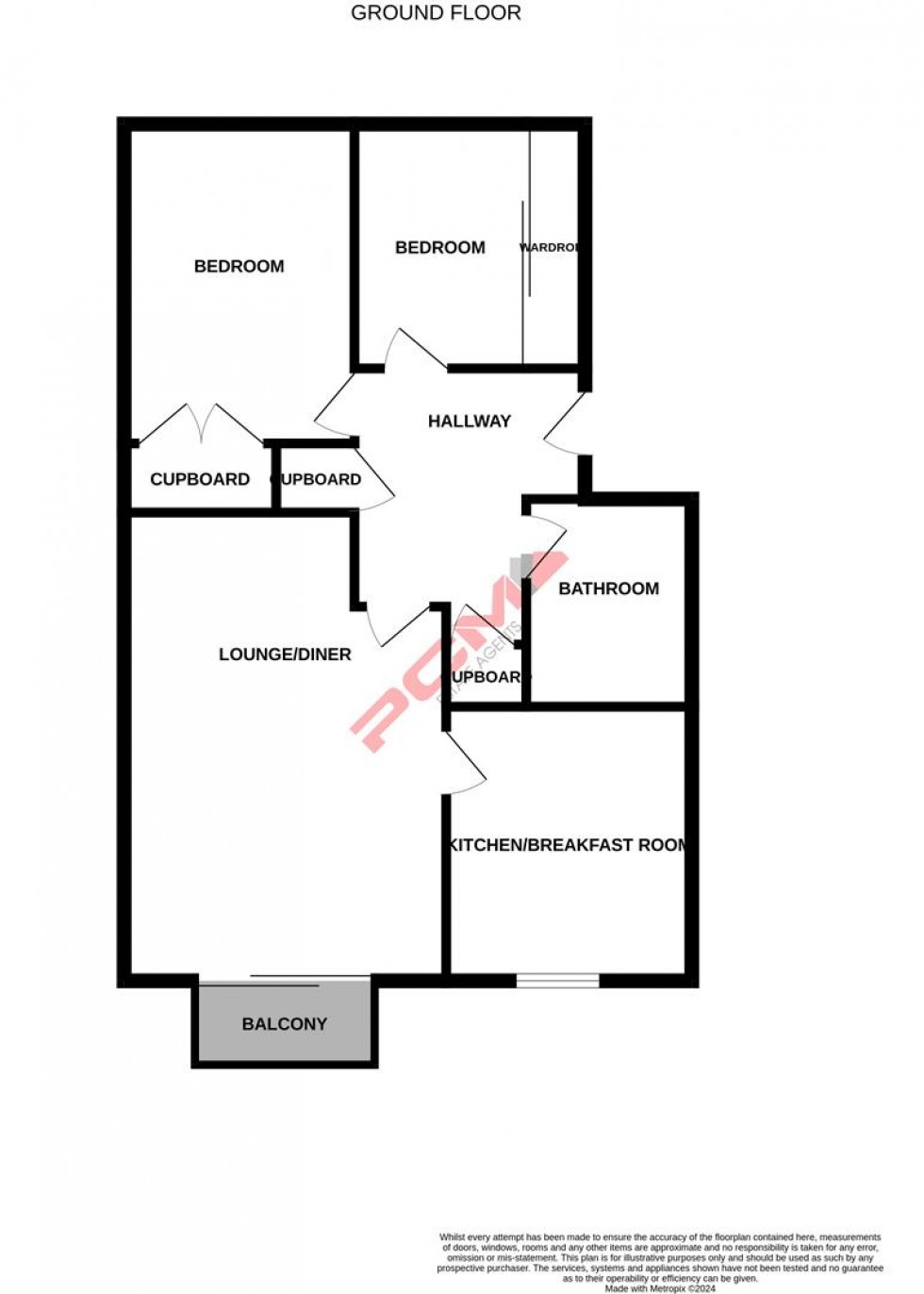 Floorplan for Pevensey Road, St. Leonards-On-Sea