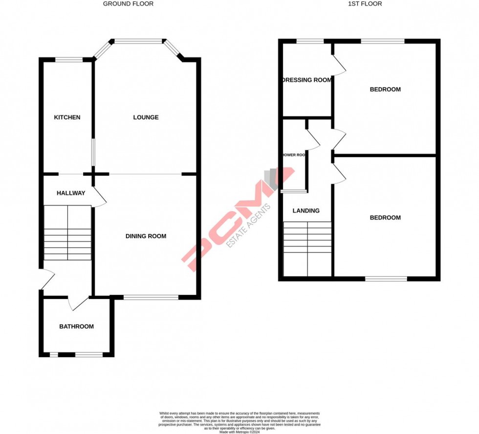 Floorplan for Cornwallis Gardens, Hastings