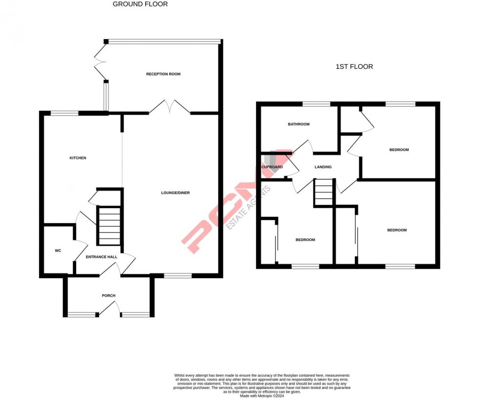 Floorplan for Downey Close, St. Leonards-On-Sea