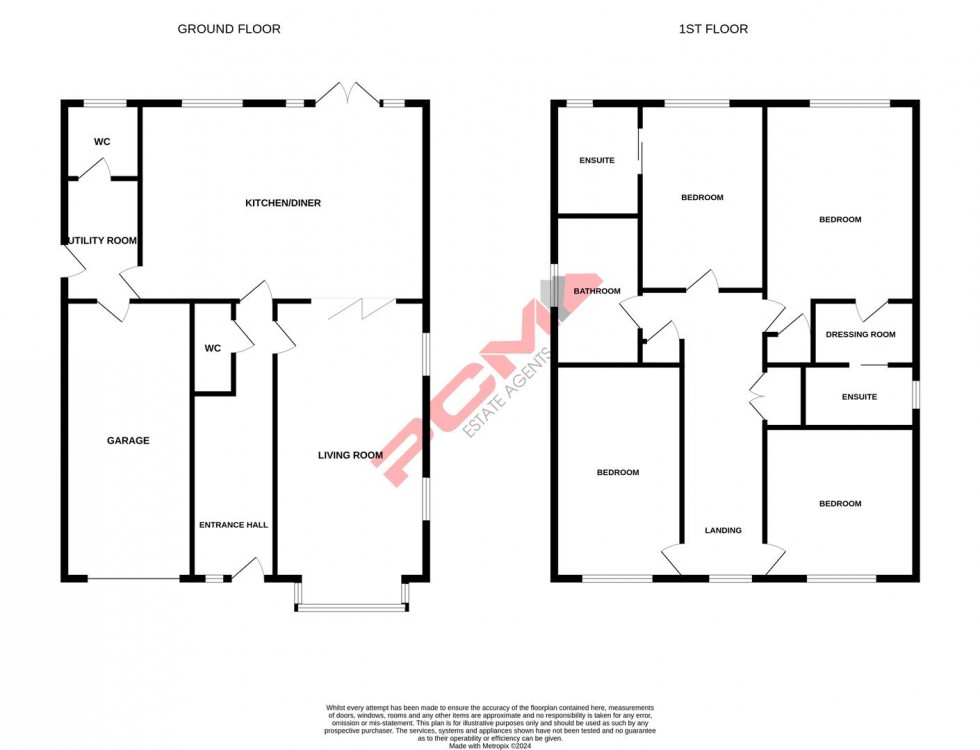 Floorplan for The Green, Catsfield, Battle