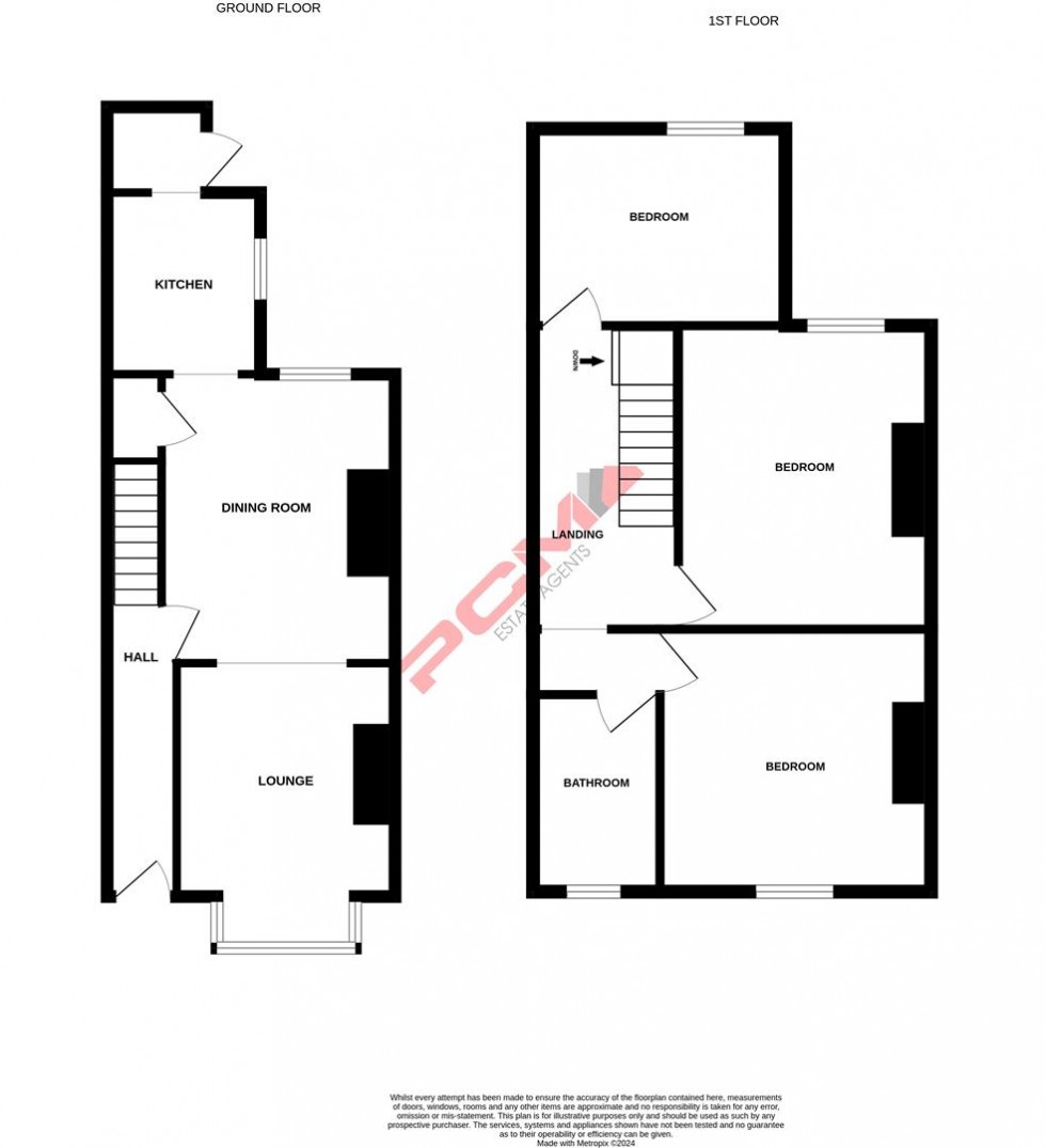 Floorplan for Percy Road, Hastings