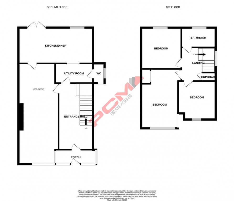 Floorplan for Ashbrook Road, St. Leonards-on-sea