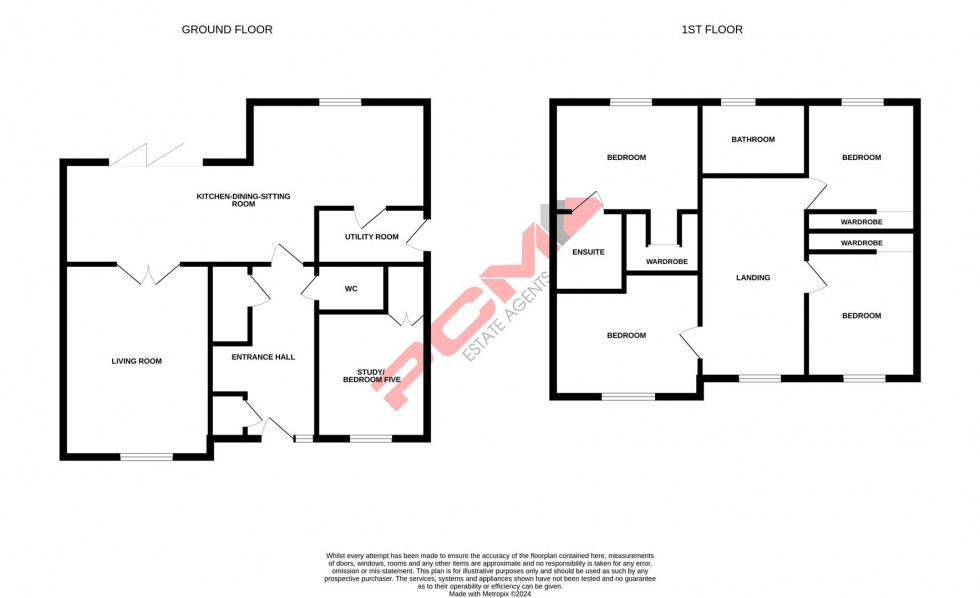 Floorplan for Hollington Park Road, St Leonards-on-sea