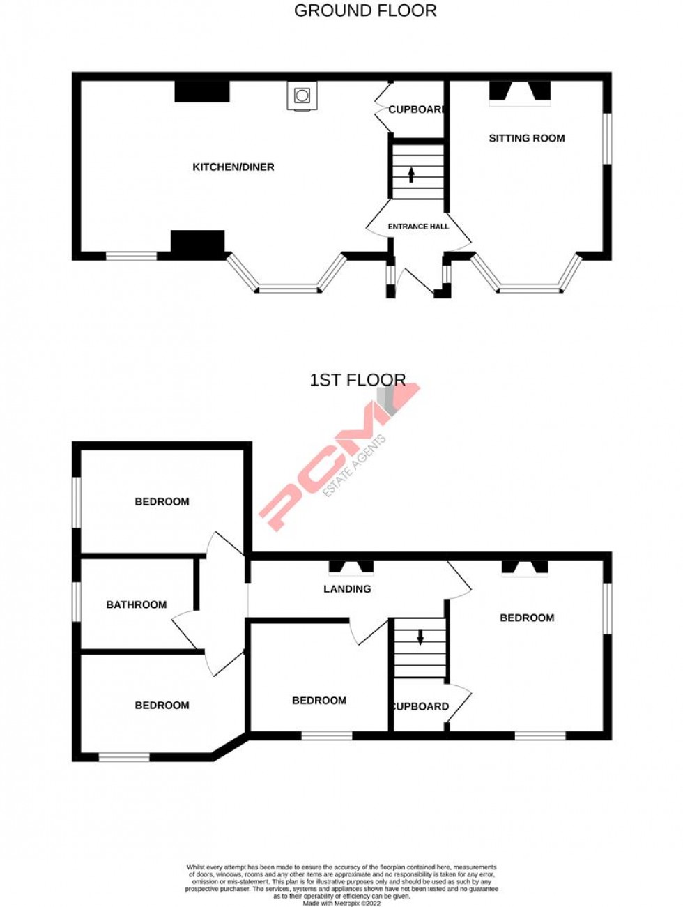 Floorplan for Fairlight Road, Hastings