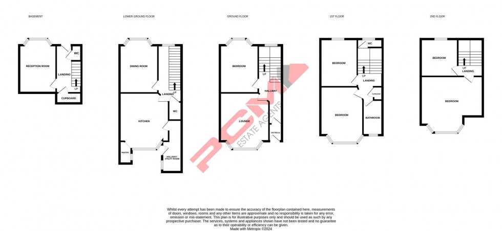 Floorplan for Milward Road, Hastings