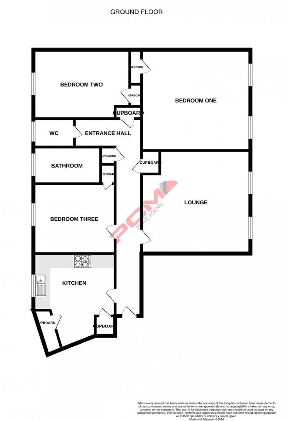 Floorplan for Robertson Terrace, Hastings