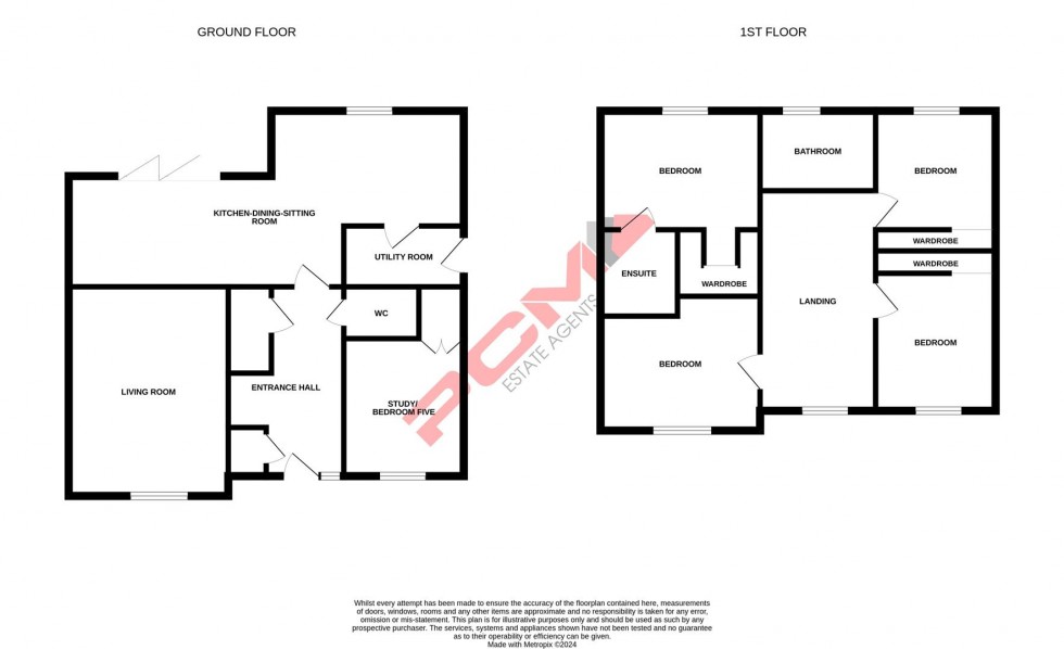 Floorplan for Hollington Park Road, St Leonards-on-sea