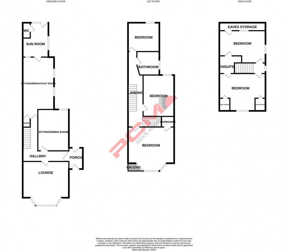 Floorplan for West Hill Road, St. Leonards-On-Sea