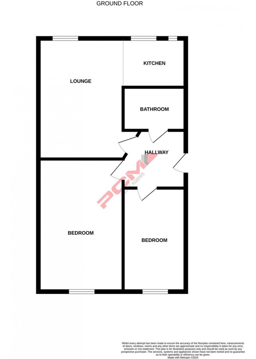 Floorplan for Church Road, St. Leonards-On-Sea