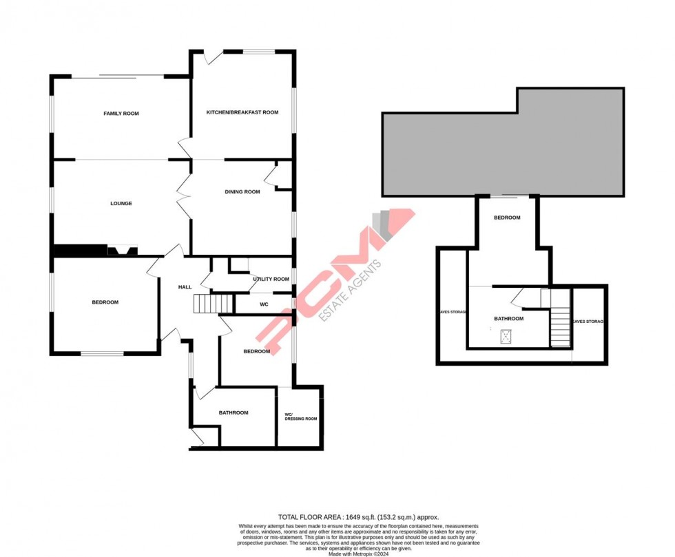 Floorplan for Dunclutha Road, Hastings