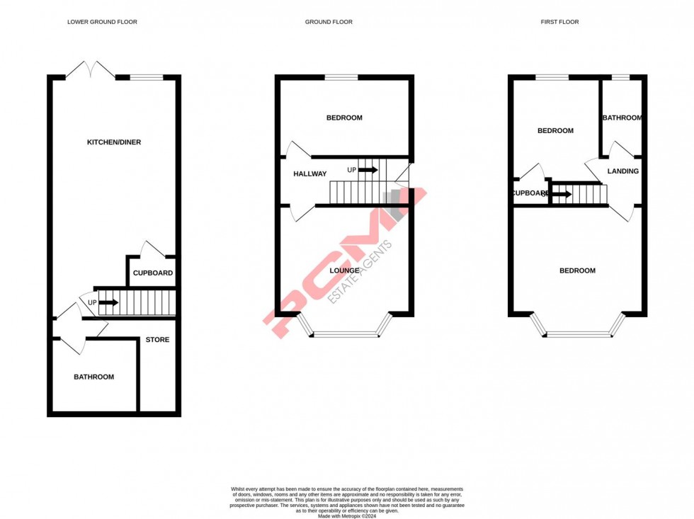 Floorplan for Harold Road, Hastings