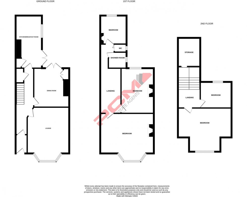 Floorplan for Silverlands Road, St. Leonards-On-Sea