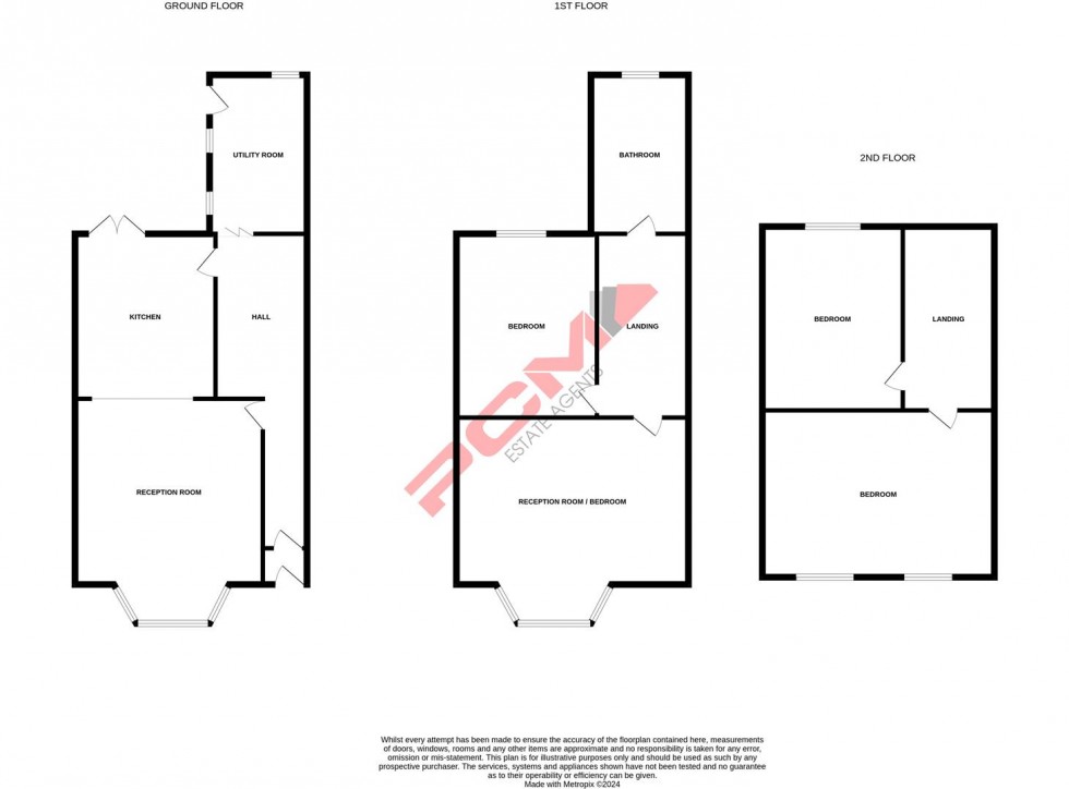 Floorplan for Priory Road, Hastings