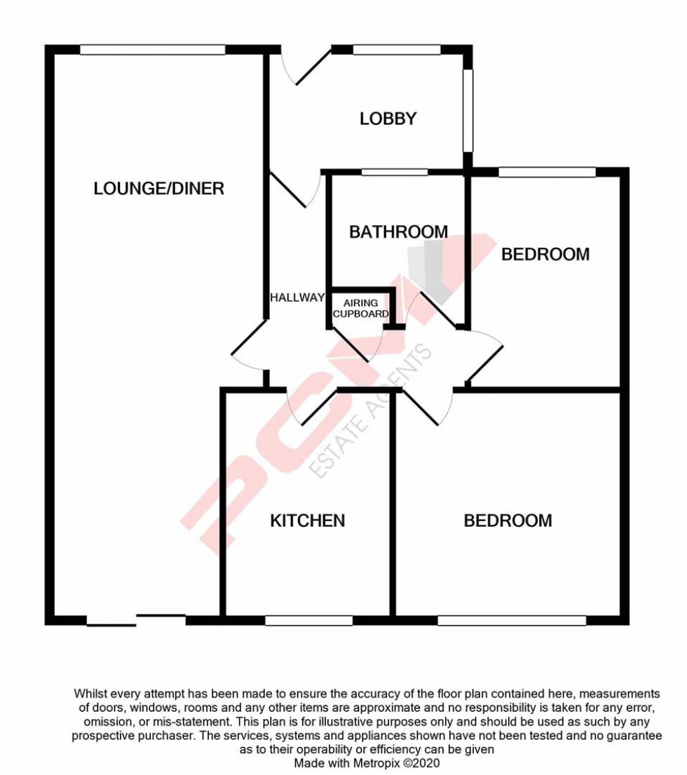 Floorplan for Fern Road, St. Leonards-On-Sea