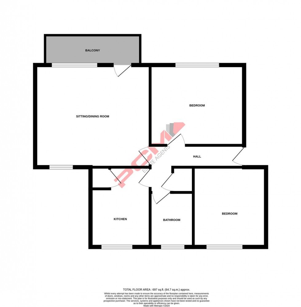 Floorplan for West Hill Road, St. Leonards-On-Sea