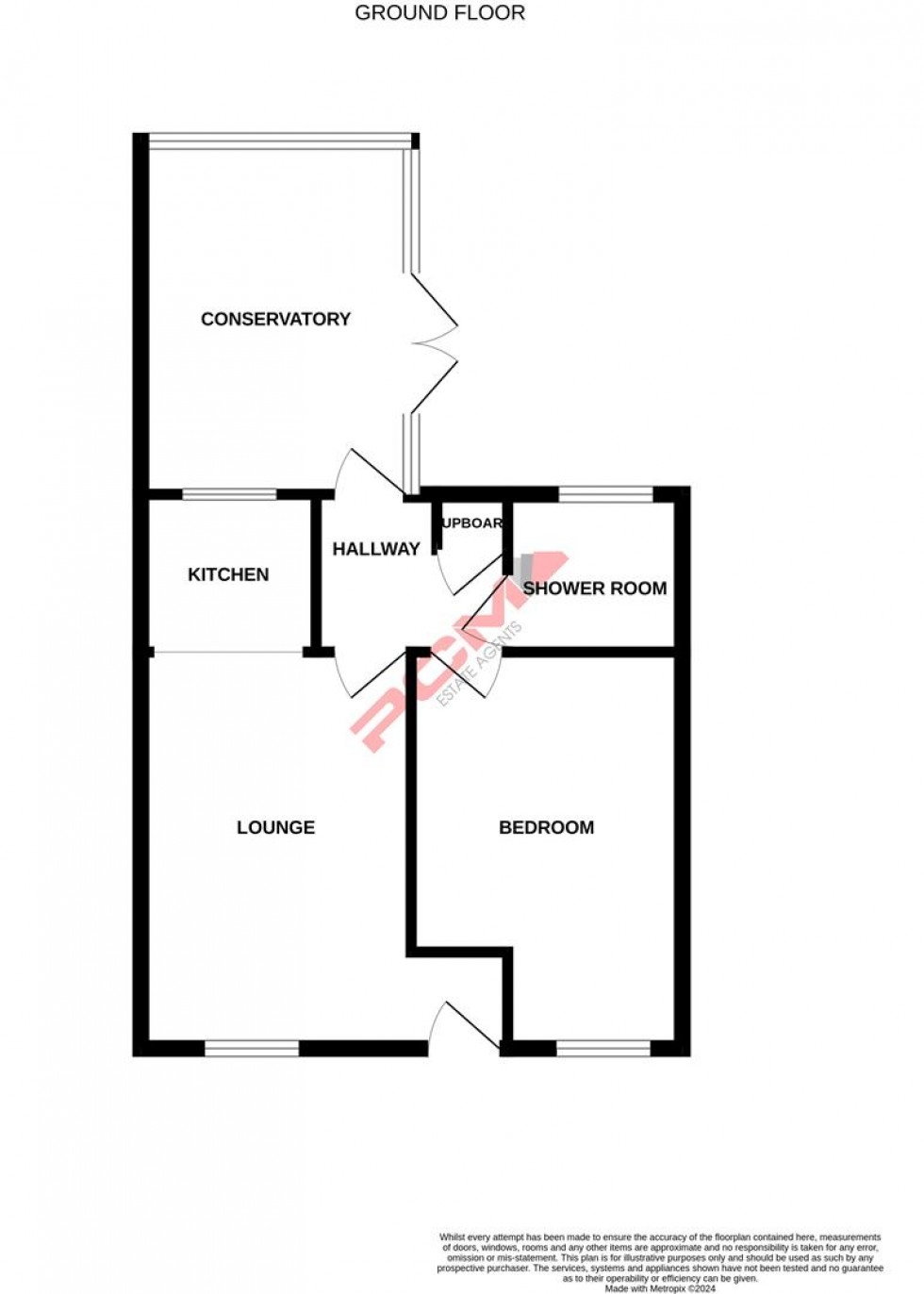 Floorplan for Pennine Rise, Hastings