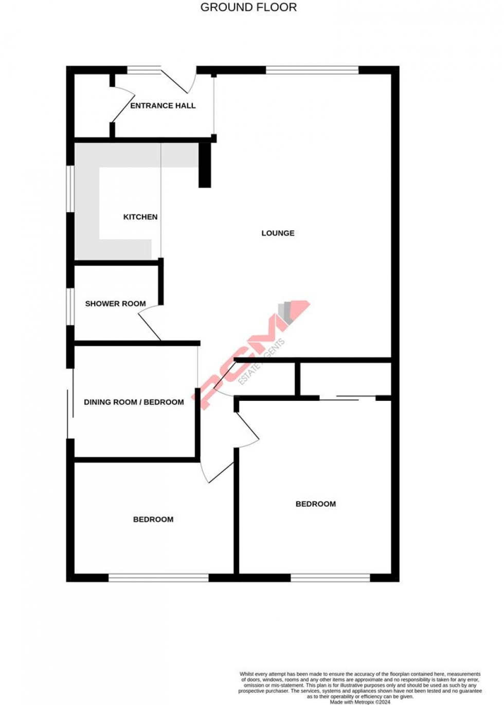 Floorplan for Tenterden Rise, Hastings