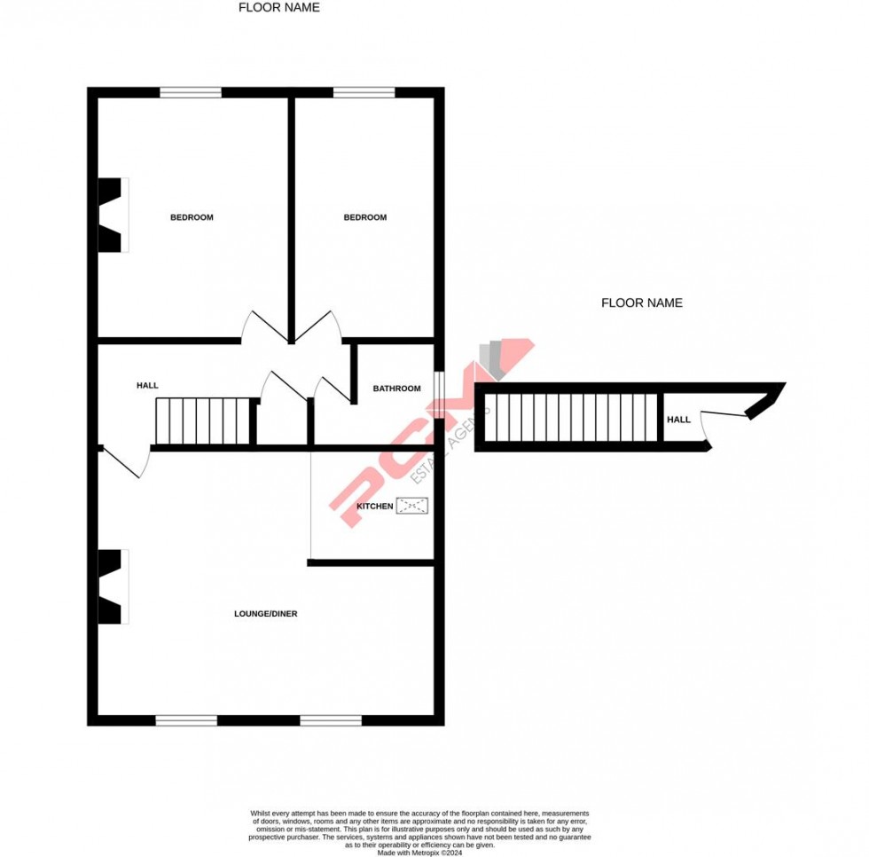 Floorplan for London Road, St. Leonards-On-Sea