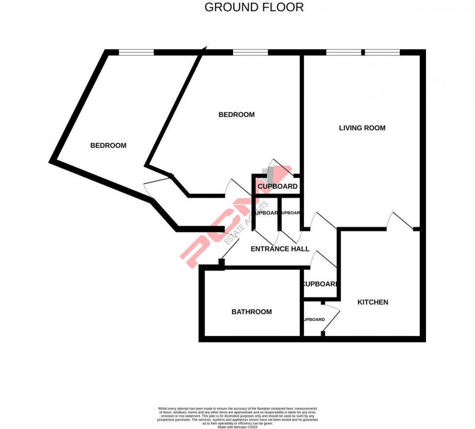 Floorplan for Robertson Terrace, Hastings